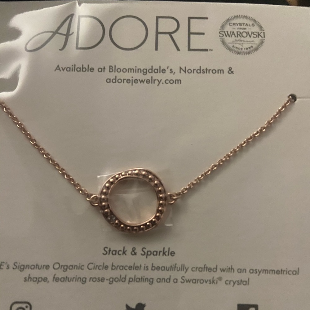 Adore w/ Swarovski crystal bracelet